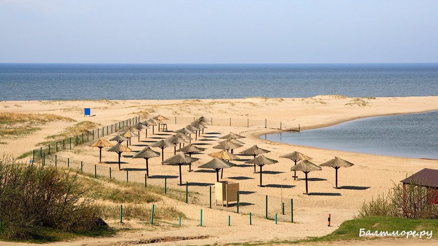 Белые пески Янтарного пляжа будут отмечены Голубым флагом