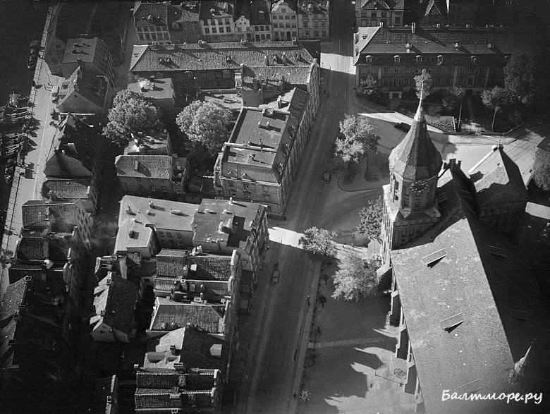 Кафедральный собор в Кёнигсберге, довоенная аэрофотосъёмка / Königsberger Dom